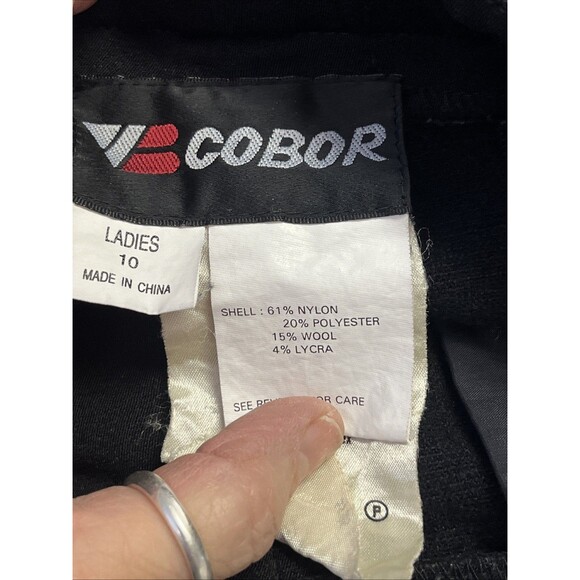 Scholler Skifans Cobor Ski Pants Women's Leggings with Stirrups Size 10 Black - Picture 5 of 6